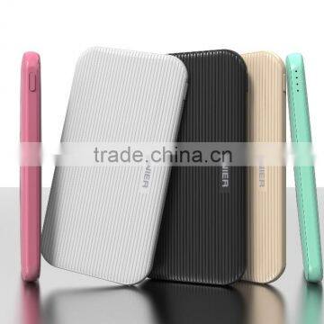 wholesale 2016 new style battery 5000mAh power bank portable charger for mobile phone