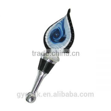 Tear Drop Shaped Murano Glass Hand Craft Wine Accessory