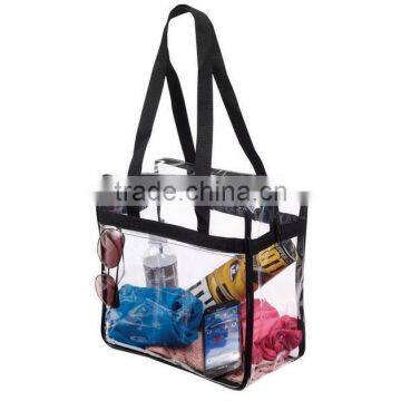 Clear NFL Stadium Tote Bag with Side Pocket