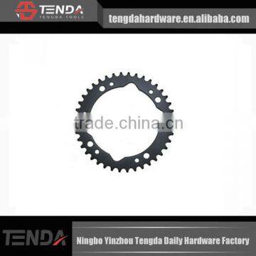 bicycle sprocket Alloy Ramped Chainrings, Black motorcycle sprocket, motorcycle chain sprocket