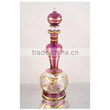 Hot selling 14 K Gold Egyptian Glass Perfume Bottle