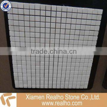 carrara white marble mosaic bathroom floor tiles