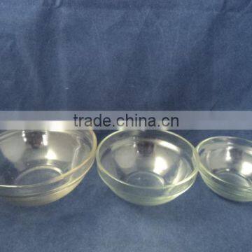 clear glass bowl suitable for microwave oven