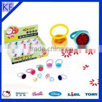 design ring plastic self inking stamp