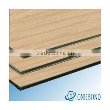 PVDF coating wooden Aluminum Composite Panel for decoration