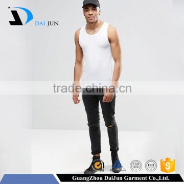 Daijun OEM summer black cotton wholesale high quality workout tank top