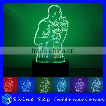 Creative Vision Kobe Shaped 3D Night Light Indoor Decoration LED Night Light