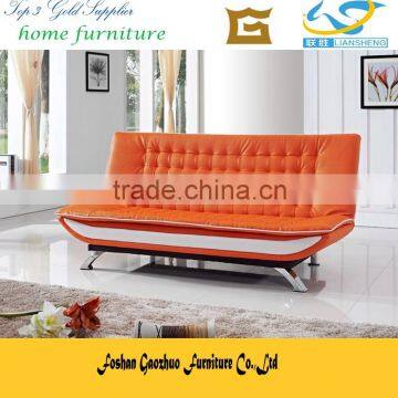 2016 Foshan factory supplyin high quality modern design pu leather sofa bed