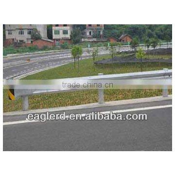 Double wave beam guardrail