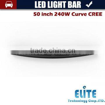 50inch Curved LED Light Bar 240w/288w for Off Road Car Accessories Offroad 50 Inch LED Light Bar