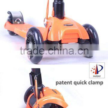 2014 New Patent Product High Quality Foldable Kids Kick Scooter Scooter Accessory