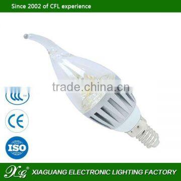 factory price led candle light e14 3w 5w 7w