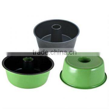 chimney round cake pan.Ceramic coating chimney pan