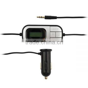 Hot selling 3.5mm port fm car transmitter USB