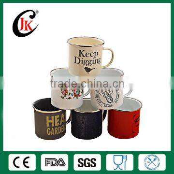 Wholesale Promotional Stainless Steel Enamel Camping Mug with custom Logo