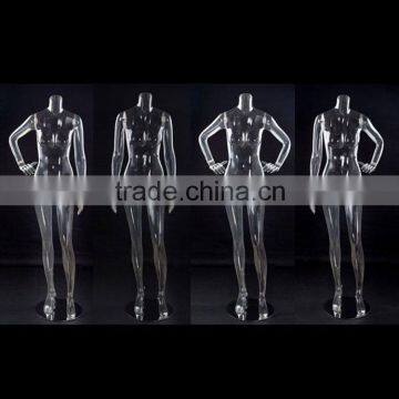2015 Hot Sale Headless Plastic Mannequin of Transparent Mannequin photo-5