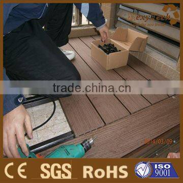 Composite Balcony Terrace Eco Friendly Decking Floor With Various Texture photo-3