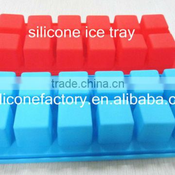 Food grade silicone grid ice tray, 12-cavity silicon bar Cube Ice Trays