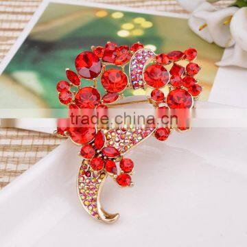 2015 antique gemstone fashion vintage rhinestone korean brooch definition