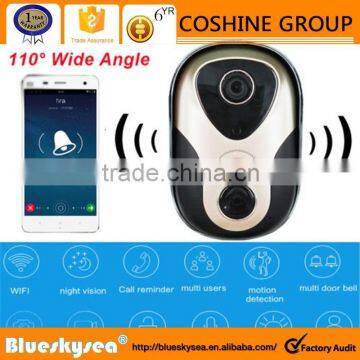 Wireless WiFi Video 720P Camera Door Bell Phone Intercom Doorbell Home Security