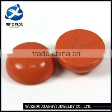 Beautiful 8mm round cabochon shape orange turquoise, cabochon gemstone wholesale, orange turquoise cabochon gemstone