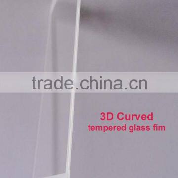 Hot sale, 3d curved tempered glass screen protector,tempered glass thicknes 0.35mm premium tempered glass screen protector