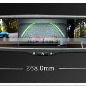 Multiple display mirror- Three LCD monitor rearview mirror special for trucks