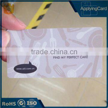 High Quality Programmable Rfid PVC Vip barcode Card For VIP and Members