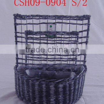 willow basket for garden or plant