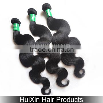 Bohemian Virgin hair, Human hair Weft, natural black body wave hair weave