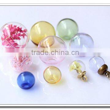 Newest 6mm 10mm 12mm 14mm 16mm 18mm 20mm 25mm 30mm35mm 50mm.... Cove& Bottle& Vial& Bauble {]hanging Hollow Colored Glass Ball photo-5