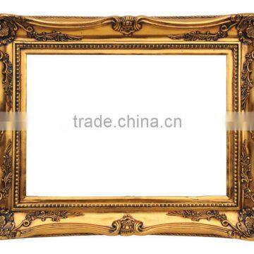 hot sale new style 24x36" wall resin moulding antique gold oil painting frame