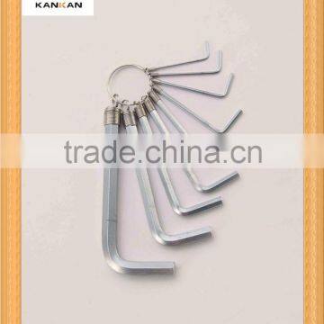 9pcs Short Long Ring Hex Key Set