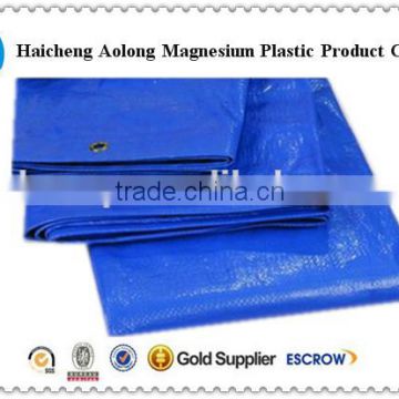 Blue Multi-Purpose Waterproof Poly Tarp Shade Cover Tarpaulin