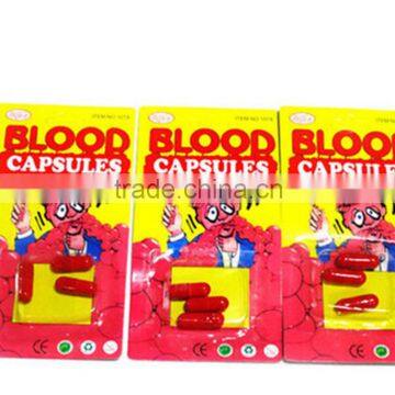 Funny Trick Fake Blood Capsule for Halloween and April Fool's Day