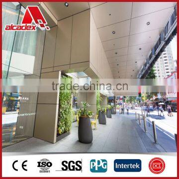 Aluminum decorative clad material