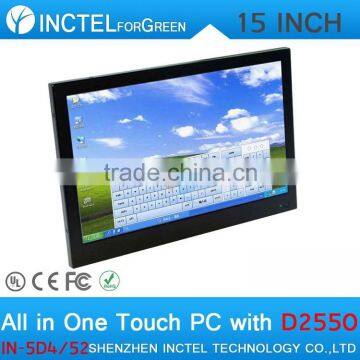 15 Inch Restaurant Pos Systems All in One Touchscreen With Intel D2550 1.86Ghz 1024*768 WinXP/7 2*RJ45 6*COM 4G RAM 32G SSD photo-4