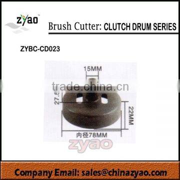 78mmx27.5mm brush cutter clutch drum ,hot sale spare parts for grass trimmer