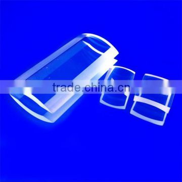 Fused silica meniscus cylindrical lens for 405 nm UV laser