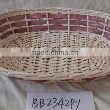 big oval willow tray