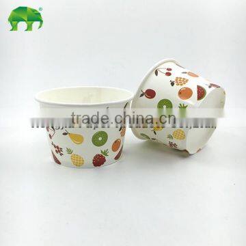 8oz ice cream bowl/yogurt cup/paper bowl with lid