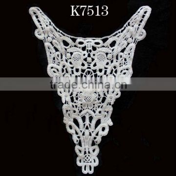 Newest cotton neck collar design for garment/back design(K7513)