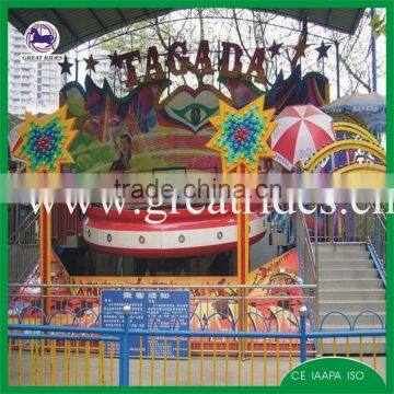 Crazy Disco Turntable Outdoor Tagada Disco Small Amusement Rides