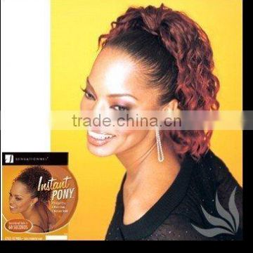 Half Weavy Drawstring Wigs - Synthetic hair ponytail