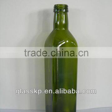 High Quality Dark Green Olive Oil Glass Bottle