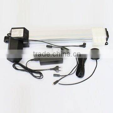 DC linear actuator for motorized lcd lift