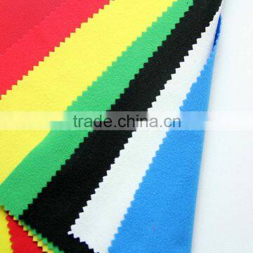 100% Polyester Popular Brushed Super Poly Fabric for Sport Wears/garment/shoes/school Uniform