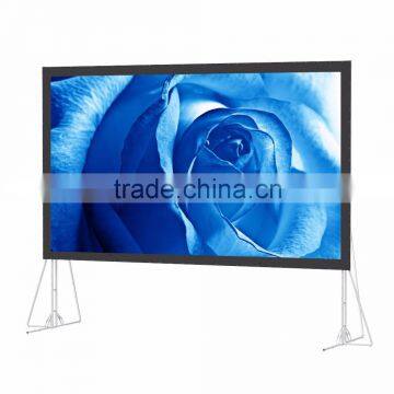 200 inches Front and Rear Fast fold 16:9 projection screen