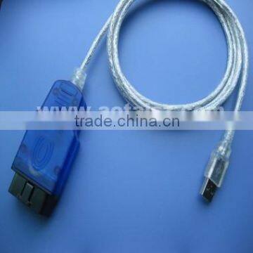 Factory custom obd2 usb cable obd adapter cable