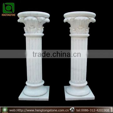 White marble wedding pillars for sale